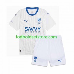 Trøje Al-Hilal Udebane 2024-2025 Kort ærmer ,Børn Fodboldsæt
