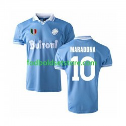 Napoli Trøje MARADONA 10 1986 Retro Hjemmebane Kort ærmer ,Mænd