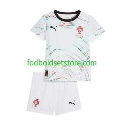 Portugal Trøje Udebane 2025 Kort ærmer ,Børn Fodboldsæt