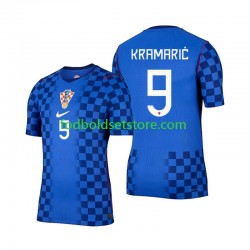 Kroatien Trøje Andrej Kramaric 9 Udebane World Cup 2026 Kort ærmer ,Mænd