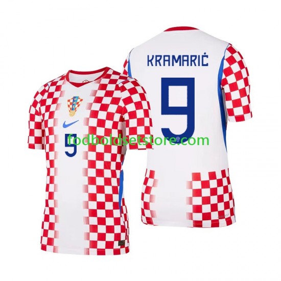 Kroatien Trøje Andrej Kramaric 9 Hjemmebane World Cup 2026 Kort ærmer ,Mænd