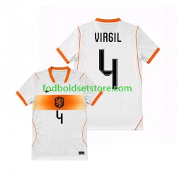 Holland Trøje Virgil van Dijk 4 Udebane World Cup 2026 Kort ærmer ,Mænd