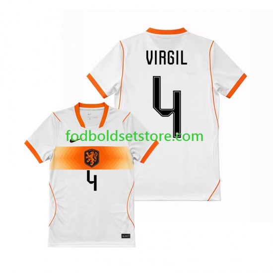 Holland Trøje Virgil van Dijk 4 Udebane World Cup 2026 Kort ærmer ,Mænd