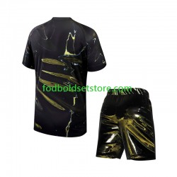 Paris Saint-Germain Trøje Night Edition 4. Valg 2025-2026 Kort ærmer ,Børn Fodboldsæt