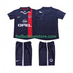 AC Milan Trøje 2001 Retro Hjemmebane 2002 Kort ærmer ,Børn Fodboldsæt