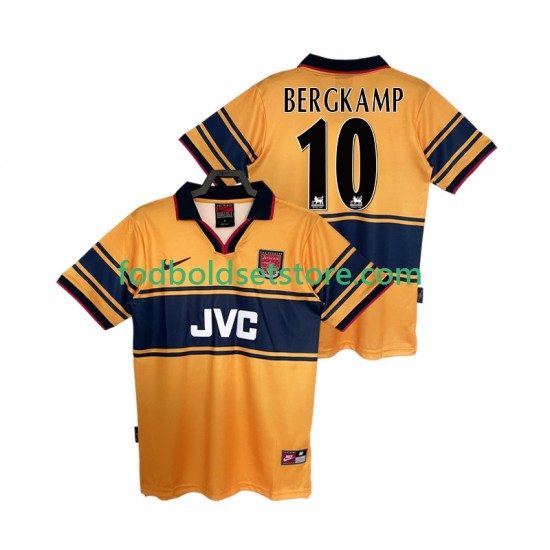 Arsenal Trøje BERGKAMP10 1997 Retro Udebane 1999 Kort ærmer ,Mænd