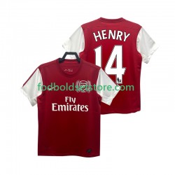 Arsenal Trøje HENRY 14 2012 Retro Hjemmebane 2011 Kort ærmer ,Mænd