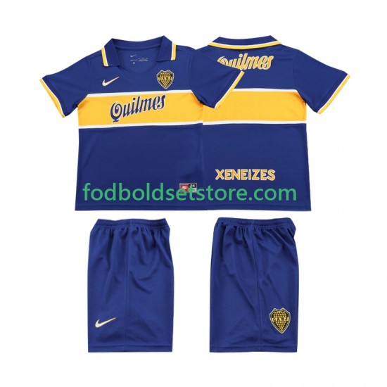 CA Boca Juniors Trøje 1996 1997 Retro Hjemmebane Kort ærmer ,Børn Fodboldsæt