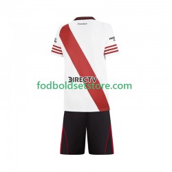 CA River Plate Trøje Hjemmebane 2025-2026 Kort ærmer ,Børn Fodboldsæt
