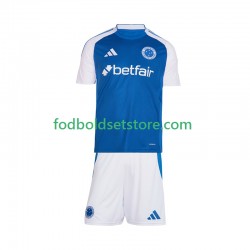 Cruzeiro Trøje Hjemmebane 2025-2026 Kort ærmer ,Børn Fodboldsæt