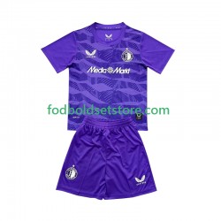 Feyenoord Rotterdam Trøje Målmand 3. Valg 2025-2026 Kort ærmer ,Børn Fodboldsæt