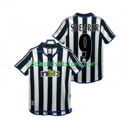 Newcastle United Trøje SHEARER 9 2000 2001 Retro Hjemmebane Kort ærmer ,Mænd