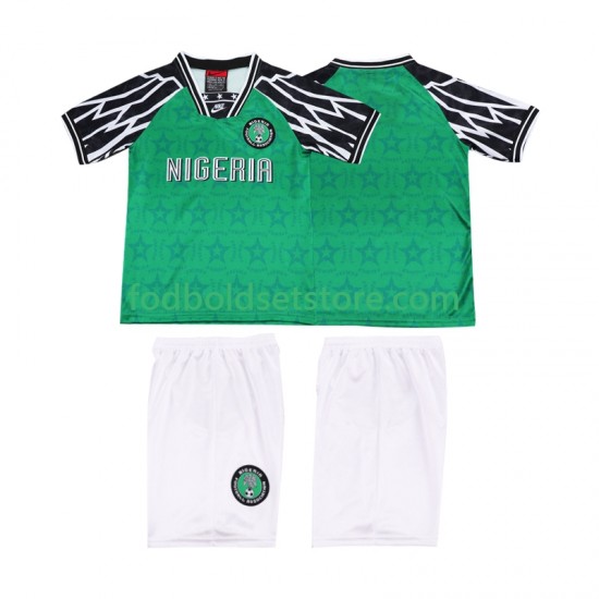 Nigeria Trøje 1995 Retro Hjemmebane Kort ærmer ,Børn Fodboldsæt