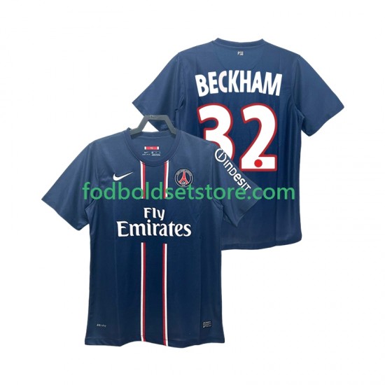 Paris Saint-Germain Trøje BECKHAM 32 2012 2013 Retro Hjemmebane Kort ærmer ,Mænd
