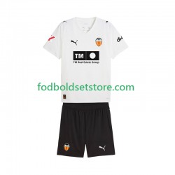 Valencia CF Trøje Hjemmebane 2025-2026 Kort ærmer ,Børn Fodboldsæt