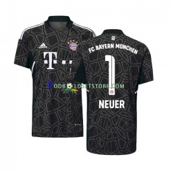 2022-2023 FC Bayern München Trøje Manuel Neuer 1 Målmand Udebane Kort ærmer ,Mænd