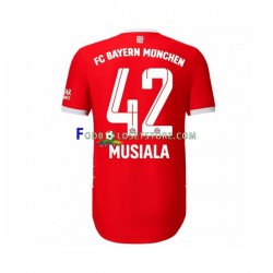 2022-2023 FC Bayern München Trøje Musiala 42 Hjemmebane Kort ærmer ,Mænd