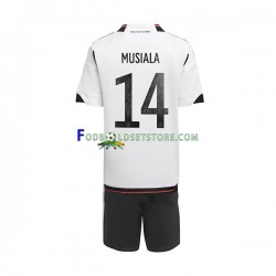 Tyskland Trøje Musiala 14 Hjemmebane World Cup 2022 Kort ærmer ,Børn Fodboldsæt