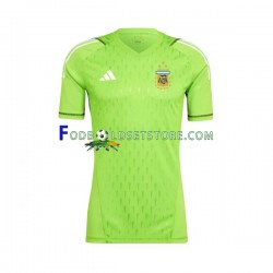 Argentina Trøje Målmand Hjemmebane World Cup 2022 Kort ærmer ,Mænd