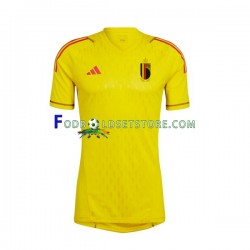 Belgien Trøje Målmand Udebane World Cup 2022 Kort ærmer ,Mænd