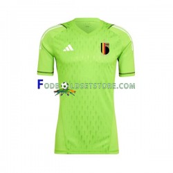 Belgien Trøje Målmand Hjemmebane 2021-2022 Kort ærmer ,Mænd