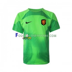 Holland Trøje Målmand Udebane World Cup 2022 Kort ærmer ,Mænd