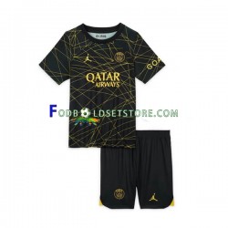 2022-2023 Paris Saint-Germain Trøje 4. Valg Kort ærmer ,Børn Fodboldsæt