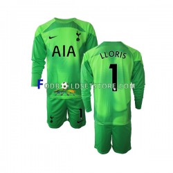 2022-2023 Tottenham Hotspur Trøje Hugo Lloris 1 Målmand Udebane Lange ærmer ,Børn Fodboldsæt