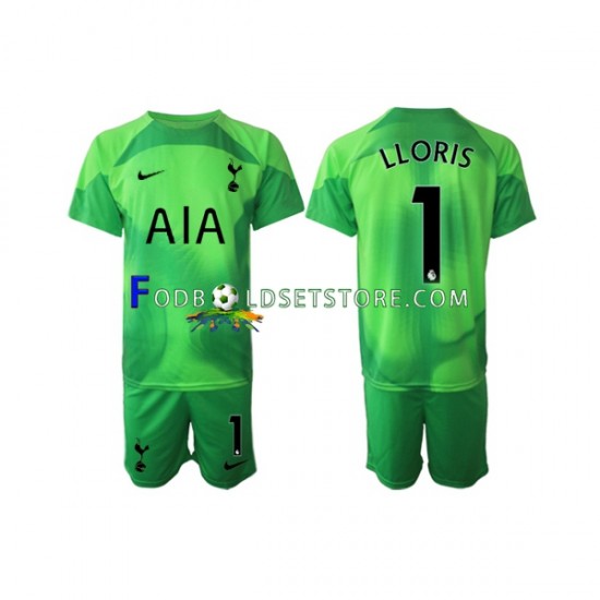 2022-2023 Tottenham Hotspur Trøje Hugo Lloris 1 Målmand Udebane Kort ærmer ,Børn Fodboldsæt 2022-2023 Tottenham Hotspur Trøje Hugo Lloris 1 Målmand Udebane Kort ærmer ,Børn Fodboldsæt