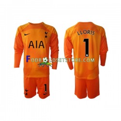 2022-2023 Tottenham Hotspur Trøje Hugo Lloris 1 Målmand 3. Valg Lange ærmer ,Børn Fodboldsæt