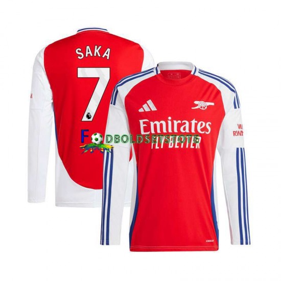 Arsenal Trøje Bukayo Saka 7 Hjemmebane 2024-2025 Lange ærmer ,Mænd Arsenal Trøje Bukayo Saka 7 Hjemmebane 2024-2025 Lange ærmer ,Mænd