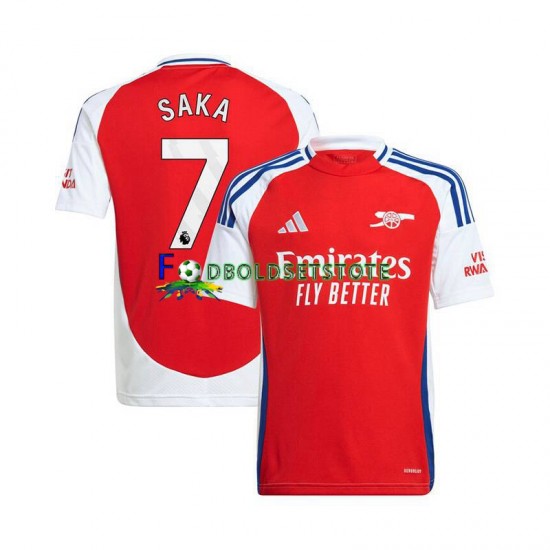 Arsenal Trøje Bukayo Saka 7 Hjemmebane 2024-2025 Kort ærmer ,Mænd Arsenal Trøje Bukayo Saka 7 Hjemmebane 2024-2025 Kort ærmer ,Mænd