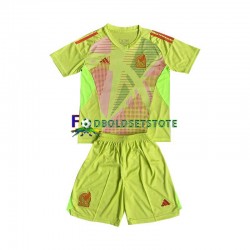 Mexico Trøje Målmand Udebane 2024 Kort ærmer ,Børn Fodboldsæt