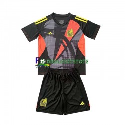 Mexico Trøje Målmand Hjemmebane 2024 Kort ærmer ,Børn Fodboldsæt