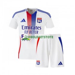 Olympique Lyon Trøje Hjemmebane 2024-2025 Kort ærmer ,Børn Fodboldsæt
