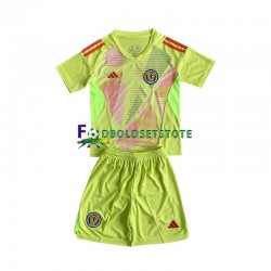 Skotland Trøje Målmand Hjemmebane Euro 2024 Kort ærmer ,Børn Fodboldsæt