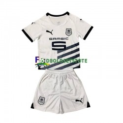 Stade Rennais Trøje Udebane 2023-2024 Kort ærmer ,Børn Fodboldsæt