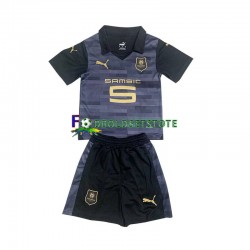 Stade Rennais Trøje 3. Valg 2023-2024 Kort ærmer ,Børn Fodboldsæt