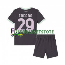 AC Milan Trøje Fofana 29 3. Valg 2024-2025 Kort ærmer ,Børn Fodboldsæt