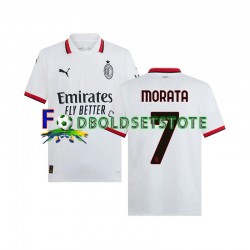 AC Milan Trøje Morata 7 Udebane 2024-2025 Kort ærmer ,Mænd