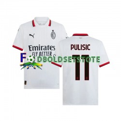AC Milan Trøje PULISIC 11 Udebane 2024-2025 Kort ærmer ,Mænd