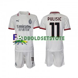 AC Milan Trøje Pulisic 11 Udebane 2024-2025 Kort ærmer ,Børn Fodboldsæt