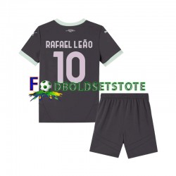 AC Milan Trøje Rafael Leao 10 3. Valg 2024-2025 Kort ærmer ,Børn Fodboldsæt