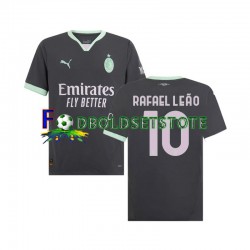 AC Milan Trøje Rafael Leao 10 3. Valg 2024-2025 Kort ærmer ,Mænd