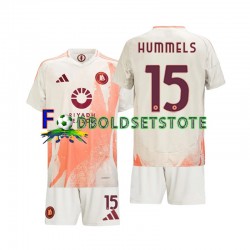 AS Roma Trøje Mats Hummels 15 Udebane 2024-2025 Kort ærmer ,Børn Fodboldsæt