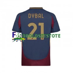 AS Roma Trøje Paulo Dybala 21 3. Valg 2024-2025 Kort ærmer ,Mænd