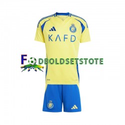 Trøje Al Nassr Hjemmebane 2024-2025 Kort ærmer ,Børn Fodboldsæt Trøje Al Nassr Hjemmebane 2024-2025 Kort ærmer ,Børn Fodboldsæt