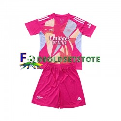 Arsenal Trøje Målmand Udebane 2024-2025 Kort ærmer ,Børn Fodboldsæt