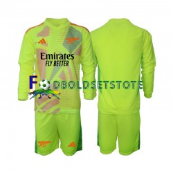 Arsenal Trøje Målmand Hjemmebane 2024-2025 Lange ærmer ,Børn Fodboldsæt