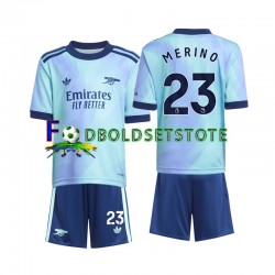 Arsenal Trøje Merino 23 3. Valg 2024-2025 Kort ærmer ,Børn Fodboldsæt